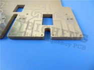 AD1000 PCB διπλής όψης 1oz Τελειωμένο βάρος Cu και χρυσός βύθισης για ενισχυτές ισχύος ((PAs)