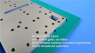 Rogers RO3010 PCB 2 στρώσεων 1oz χαλκού Υψηλής Συχνότητας RF Υπόστρωμα
