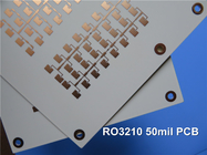 RO3210 υλικά κυκλώματος υψηλής συχνότητας 2 στρώσεων άκαμπτο PCB με βύθιση