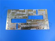 RT/duroid 6035HTC Διπλό πλευρικό άκαμπτο PCB υψηλής συχνότητας με 1oz χαλκό και χρυσό βύθισης για RF/μικροκυμάτων