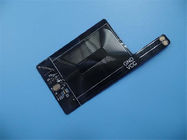 Διπλό πρωτότυπο εύκαμπτο PCBs PCBs πρόσβασης εύκαμπτο με το μαύρο χρώμα Polyimide PCBs Coverlay