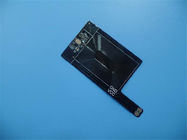 Διπλό πρωτότυπο εύκαμπτο PCBs PCBs πρόσβασης εύκαμπτο με το μαύρο χρώμα Polyimide PCBs Coverlay