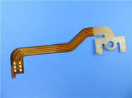 Διπλό εύκαμπτο PCB στρώματος που στηρίζεται σε Polyimide με 2 oz χαλκού και χρυσός βύθισης για το βιομηχανικό έλεγχο