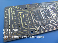 Διπλό PCB υψηλής συχνότητας στρώματος Rogers που γίνεται στο φύλλο πλαστικού Rogers 20mil RT/duroid 5870 με το χρυσό βύθισης για τον πομποδέκτη RF
