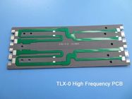 Tlx-0 PCB 2 στρώμα χαμηλό DK 2,45 Taconic PCB 62mil 1.575mm μικροκυμάτων υψηλής συχνότητας με το ασήμι βύθισης