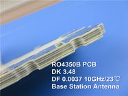 Τα PCB PCB Rogers 10mil 0.254mm RO4350B υψηλής συχνότητας διπλασιάζουν το πλαισιωμένο PCB RF για LTE