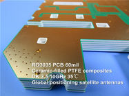 2-στρώμα Rogers PCB υψηλής συχνότητας Rogers RO3035 3035 PCB μικροκυμάτων πινάκων DK3.5 DF 0,0015 10mil Cirucit