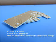 Rogers 3006 PCB 10mil PCB RO3006 RF υψηλής συχνότητας, HASL βύθισης επιστρώματος 25mil και 50mil παχύς χρυσός, κασσίτερος, ασήμι και