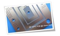 Taconic PCB 60mil 1.525mm υψηλής συχνότητας RF-35TC διπλό πλαισιωμένο PCB RF με το χρυσό βύθισης