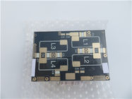 PCB υψηλής συχνότητας PTFE που στηρίζεται στο χαλκό 2oz 1.6mm F4B με το χρυσό βύθισης για το ντούμπλεξ