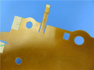 Το διπλάσιο πλαισίωσε τον εύκαμπτο πίνακα PCB με 0.15mm παχιά και το χρυσό βύθισης