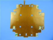 Το διπλάσιο πλαισίωσε τον εύκαμπτο πίνακα PCB με 0.15mm παχιά και το χρυσό βύθισης