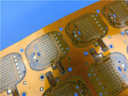 Ο διπλός πίνακας PCB στρώματος εύκαμπτος στηρίχτηκε σε Polyimide με 0.15mm πυκνά για την καταδίωξη της συσκευής