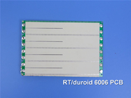 Rogers RT/duroid 6006 High Frequency PCB σε 25mil, 50mil και 75mil Coating Immersion Gold for Ground Radar Warning
