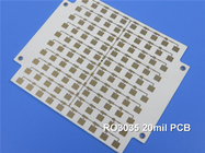 2-στρώμα Rogers PCB μικροκυμάτων Rogers RO3035 3035 PCB υψηλής συχνότητας πινάκων κυκλωμάτων 20mil 0.508mm DK3.5 DF 0,0015