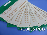 Το Rogers RO3035 RF τύπωσε το 2-στρώμα Rogers πινάκων κυκλωμάτων 3035 PCB μικροκυμάτων 60mil 1.524mm με το χρυσό βύθισης