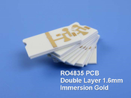 RO4835 Υψηλής συχνότητας στρώση PCB 10mil 20mil 30mil 60mil Με βύθιση Χρυσό Ασημένιο Κύπελλο
