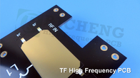 TF PCB υψηλής συχνότητας το υλικό ομαλής επιφάνειας χωρίς επένδυση χαλκού