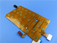 4 εύκαμπτο PCB στρώματος που στηρίζεται σε Polyimide με 2 oz χαλκού και χρυσός βύθισης συν τα αριθμητικά πληκτρολόγια για τις κινητές συσκευές