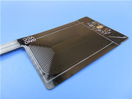 Διπλό πρωτότυπο κυκλωμάτων Pritned στρώματος εύκαμπτο (FPC) με μαύρο Coverlay και χρυσός βύθισης για RFID