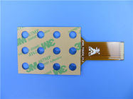 Ενιαίος πίνακας κυκλωμάτων στρώματος εύκαμπτος τυπωμένος με την ταινία της 3M και χρυσός βύθισης για τα αριθμητικά πληκτρολόγια