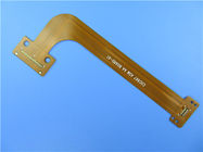 Πολυστρωματικό εύκαμπτο τυπωμένο κύκλωμα (FPC) ευκίνητο PCB 4 στρωμάτων με 0.25mm παχιά και χρυσός βύθισης για την επίδειξη Backlight