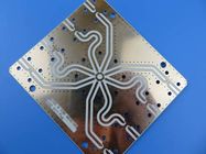 Τα PCB PCB Rogers 60mil 1.524mm RO4350B υψηλής συχνότητας διπλασιάζουν το πλαισιωμένο PCB κεραιών μπαλωμάτων πινάκων κυκλωμάτων RF