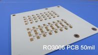 Το Rogers RO3006 RF τύπωσε το 2-στρώμα Rogers πινάκων κυκλωμάτων 3006 PCB μικροκυμάτων 50mil 1.27mm με το χρυσό βύθισης