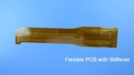 Εύκαμπτο τυπωμένο κύκλωμα (FPC) που στηρίζεται σε Polyimide με το χρυσό βύθισης και το τονωτικό για τη λουρίδα #FPC Manufactur σύνδεσης