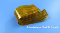 Εύκαμπτο τυπωμένο κύκλωμα FPC Adhesiveless που στηρίζεται σε διαφανές λεπτό Glueless Polyimide με το χρυσό που καλύπτεται για την καταδίωξη