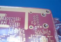 Υβριδικό υβριδικό PCB PCB Rogers RO4350 6.6mil+FR4 10-στρώματος με την κόκκινους μάσκα ύλης συγκολλήσεως και το χρυσό βύθισης