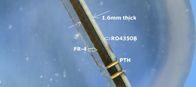Τυπωμένος πίνακας κυκλωμάτων Rogers RO4350B υψηλή συχνότητα με το παχύ επίστρωμα 10mil, 20mil, 30mil και 60mil με το χρυσό βύθισης