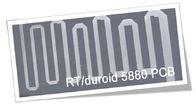 PCB Rogers RT/duroid 5880 RF με το χρυσό βύθισης επιστρώματος 10mil, 20mil, 31mil και 62mil, ασήμι βύθισης, κασσίτερος βύθισης