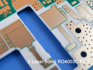 Το Rogers 4003 PCB υψηλής συχνότητας πινάκων κυκλωμάτων 60mil 1.524mm RO4003C διπλασιάζει το πλαισιωμένο PCB RF για WLAN
