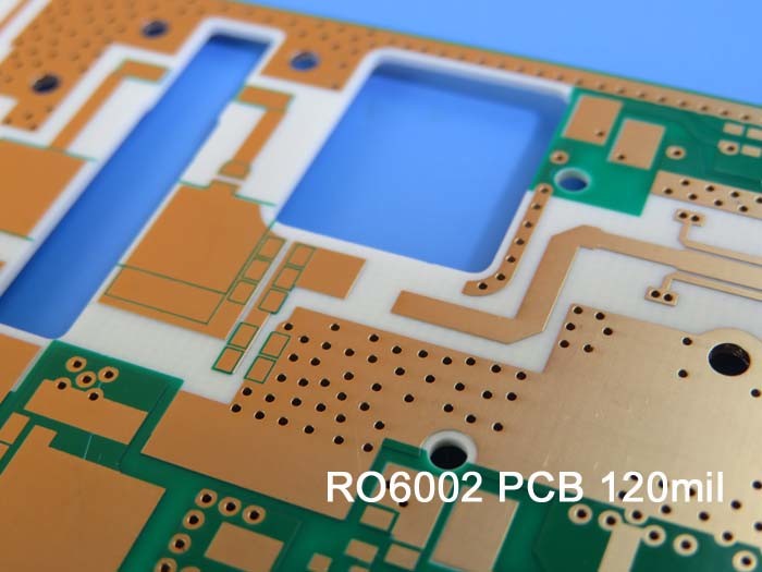 PCB Rogers HF που στηρίζεται σε RT/Duroid 6002 120mil 3.048mm DK2.94 με το χρυσό βύθισης για Backplanes δύναμης