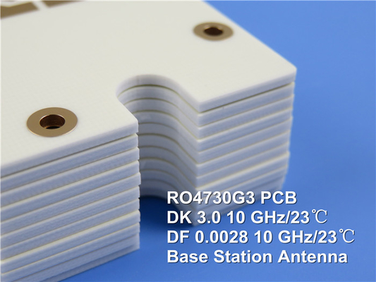 Rogers RO4730G3 60mil 1.524mm κυψελοειδές PCB κεραιών σταθμών βάσης PCB υψηλής συχνότητας