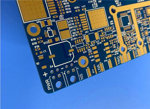 10 στρώματα υβριδικών PCB υψηλής συχνότητας RO4003C υδρογονανθράκων κεραμικά στρώματα + 370HR FR-4 εποξικά συστήματα Immersion Gold Finish