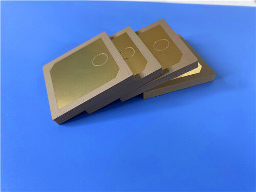 TP960 DK9.6 laminate υψηλής συχνότητας αποτελείται από κεραμικά και ρητίνη πολυφαινυλενίου οξειδίου (PPO) και προσαρμοσμένο θερμοπλαστικό υλικό PCB 1MM με EPIG