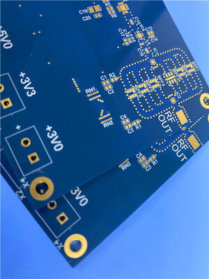 6-Layer RO3003+370HR Hybrid PCB με Blind Vias (Layers 1–2) και γεμισμένα με αγώγιμη πάστα χαλκού (0,15mm)