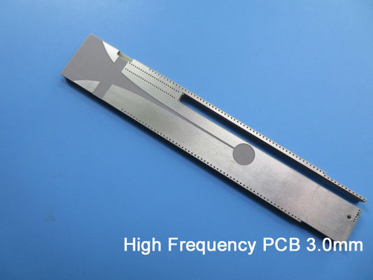 PCB υψηλής συχνότητας PTFE που στηρίζεται στον πίνακα PCB 3.0mm F4B RF για την κεραία μπαλωμάτων
