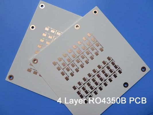 4 πίνακας κυκλωμάτων στρώματος RF σε Rogers 60mil RO4350B και 10mil RO4350B με το πίσω τρυπάνι για τον UHF συζευκτήρα