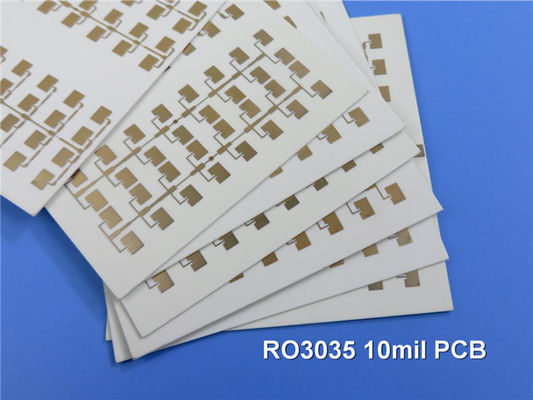 Rogers RO3035 PCB υψηλής συχνότητας 2 στρώσεων Rogers 3035 10mil Πίνακας κυκλωμάτων DK3.5 DF 0.0015 RF PCB μικροκυμάτων